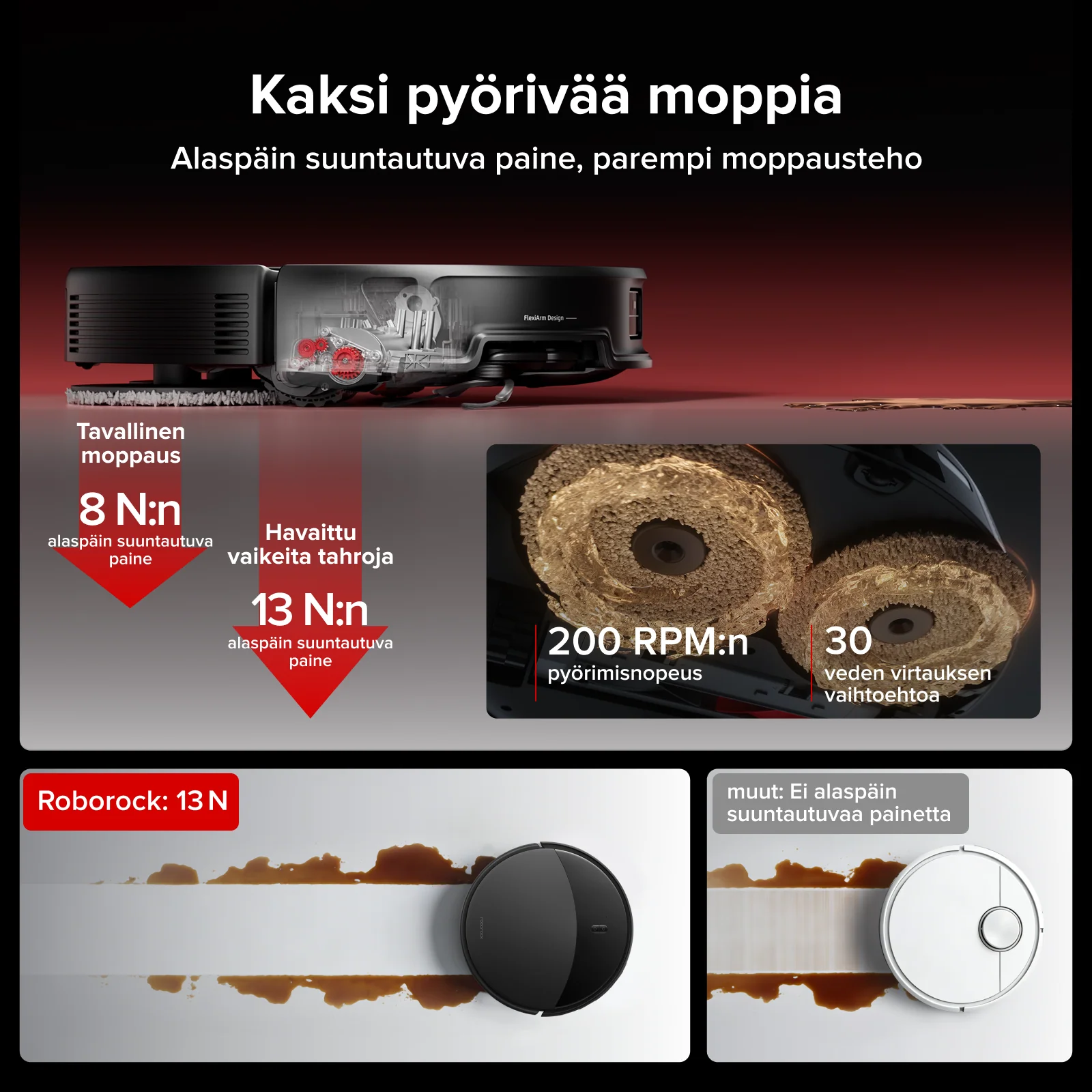 Roborock Saros 20 Robotti-imuri– AdaptiLift®-alusta 3.0 ylittää kynnykset sulavasti, tarjoaa 36 000 Pa:n imutehon - Image 16