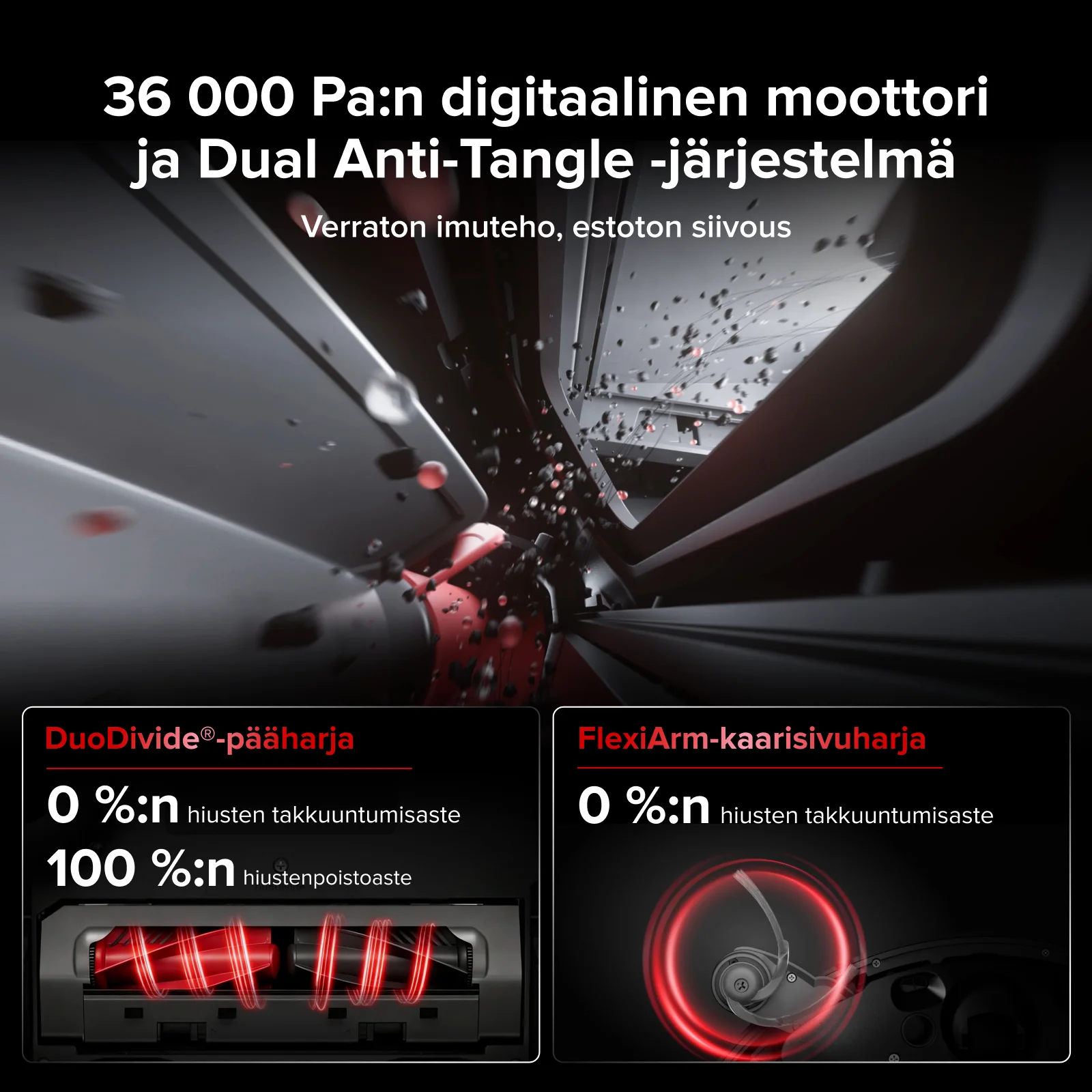 Roborock Saros 20 Robotti-imuri– AdaptiLift®-alusta 3.0 ylittää kynnykset sulavasti, tarjoaa 36 000 Pa:n imutehon - Image 4
