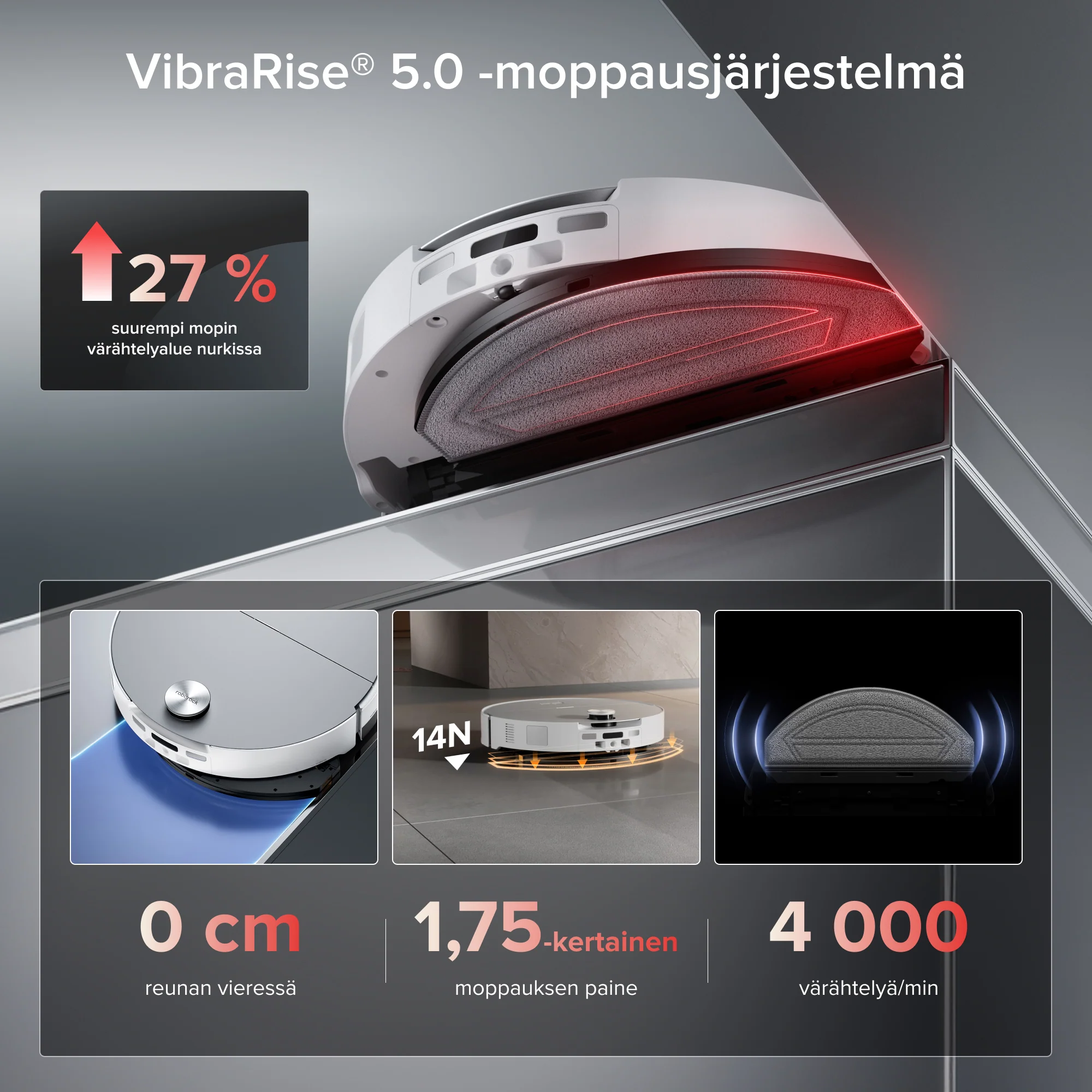 Roborock Saros 20 Sonic -robotti-imuri upouudella RockDock®:lla - Image 13
