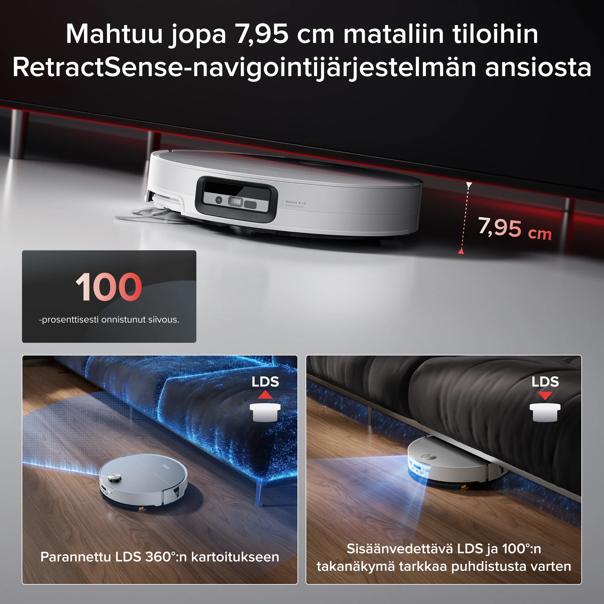 Roborock Saros 20 Sonic -robotti-imuri upouudella RockDock®:lla - Image 17