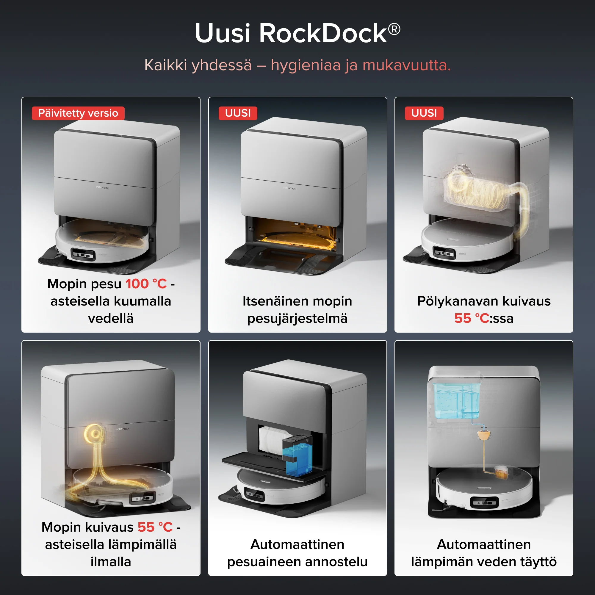 Roborock Saros 20 Sonic -robotti-imuri upouudella RockDock®:lla - Image 19