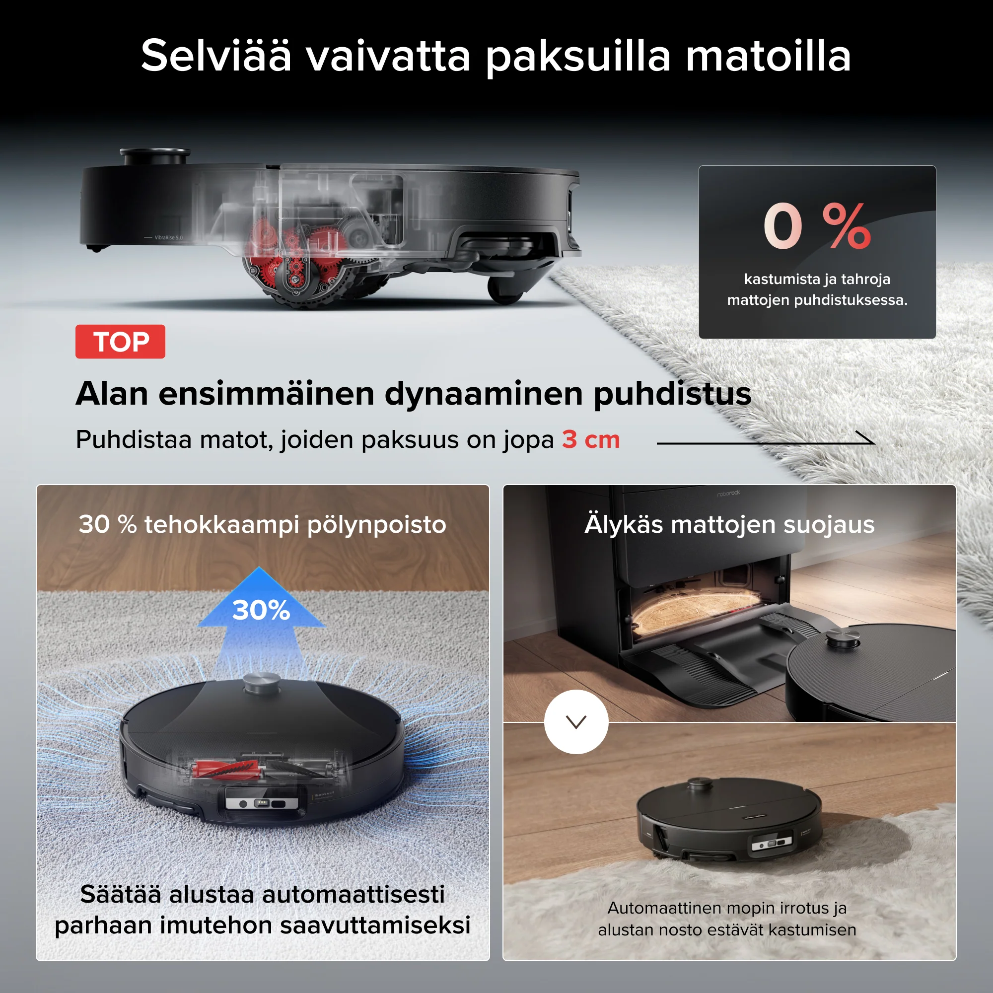 Roborock Saros 20 Sonic -robotti-imuri upouudella RockDock®:lla - Image 6