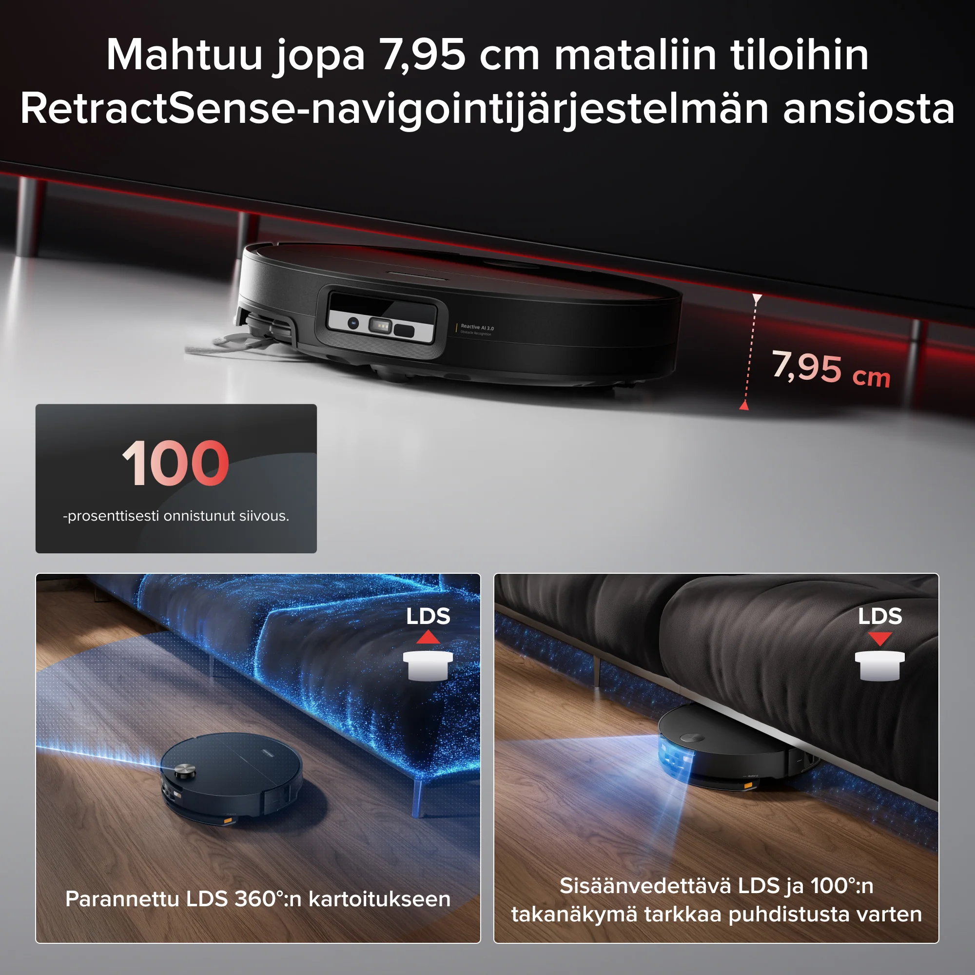 Roborock Saros 20 Sonic -robotti-imuri upouudella RockDock®:lla - Image 7