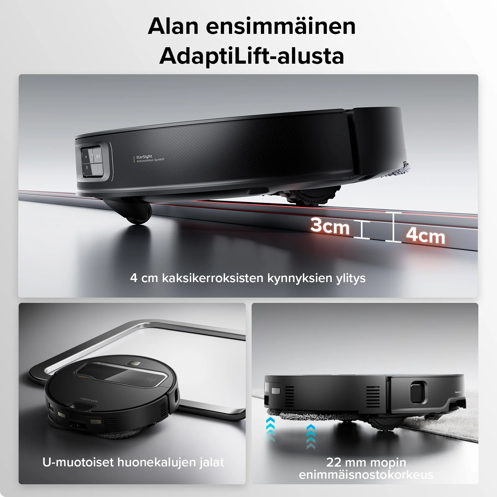 Roborock Saros Z70 -robotti-imuri OmniGrip™-mekaanisella varrella - Image 10