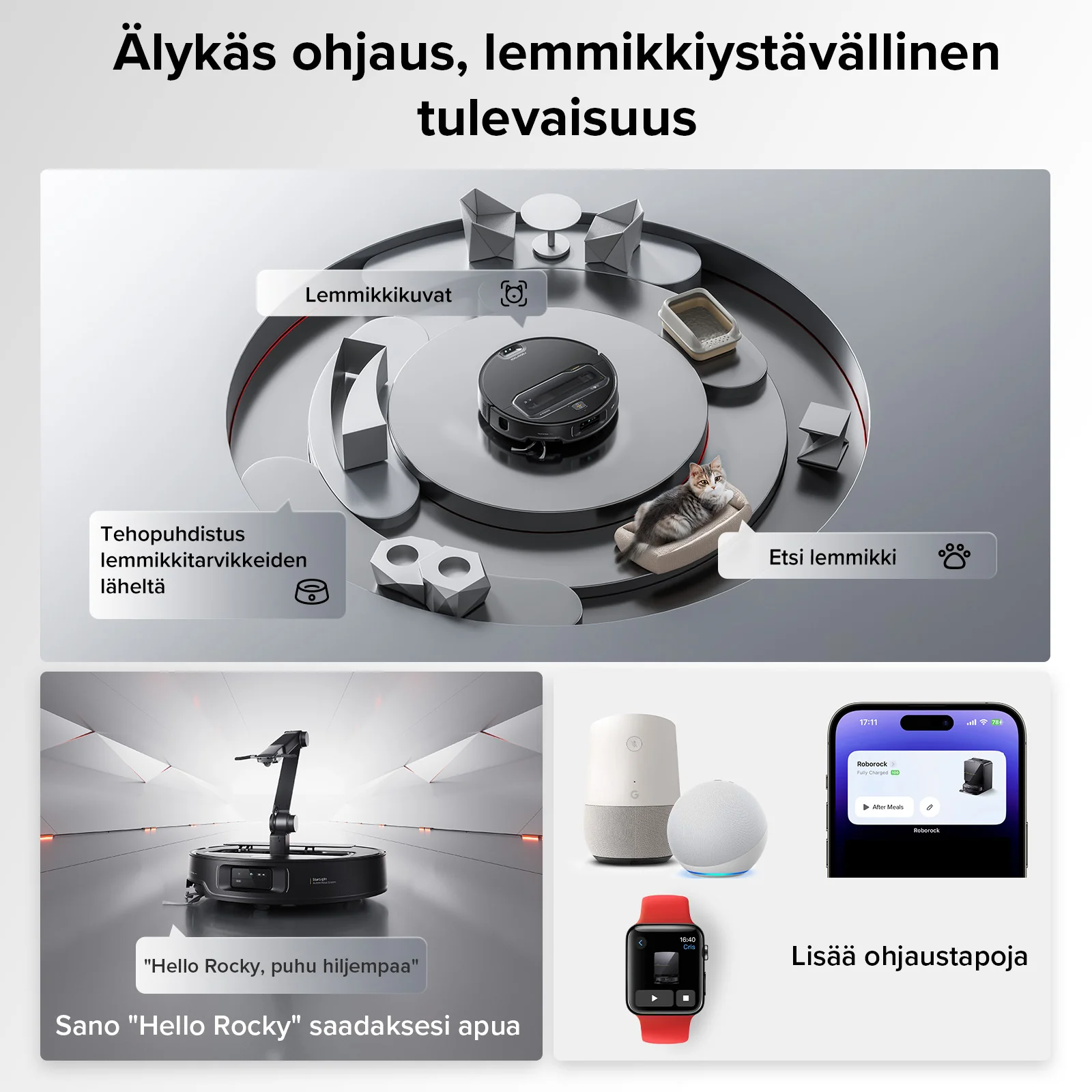 Roborock Saros Z70 -robotti-imuri OmniGrip™-mekaanisella varrella - Image 6